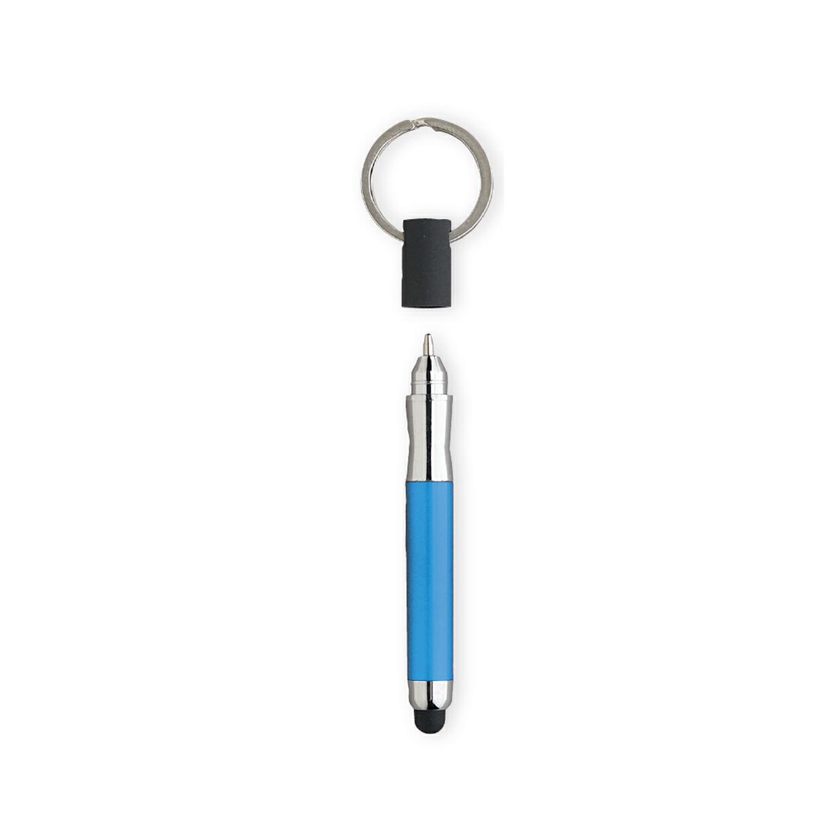 PORTACHIAVI CON MINI PENNA A SFERA TOUCH