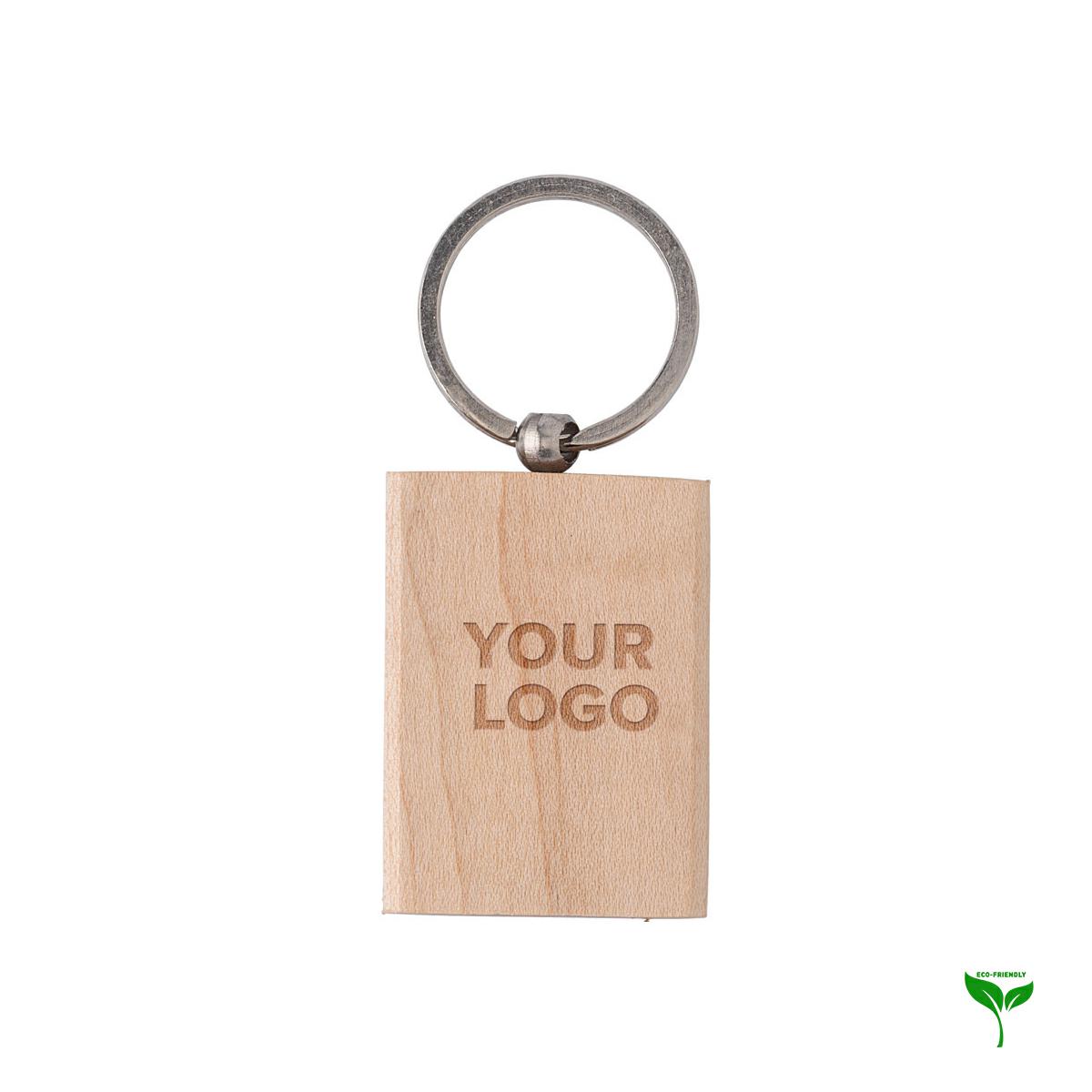 PORTACHIAVI IN LEGNO RETTANGOLO