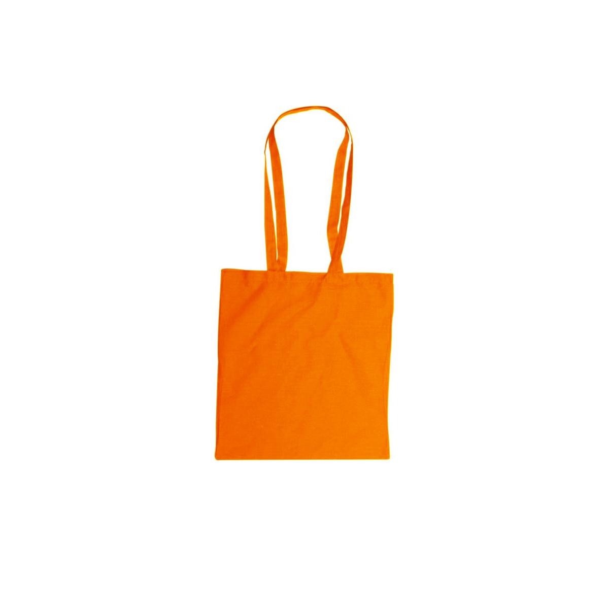 Borsa shopping in cotone manici lunghi