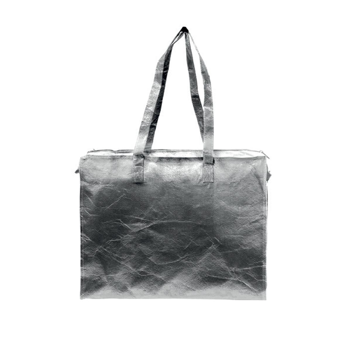 SHOPPER IN PPL L35XH25X15 CM CHIUSURA CON ZIP