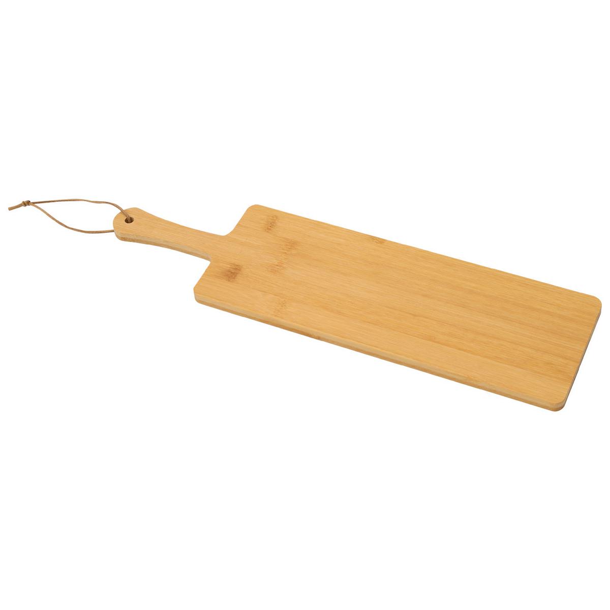 TAGLIERE IN BAMBOO CON CORDINO IN PU 40x11x1