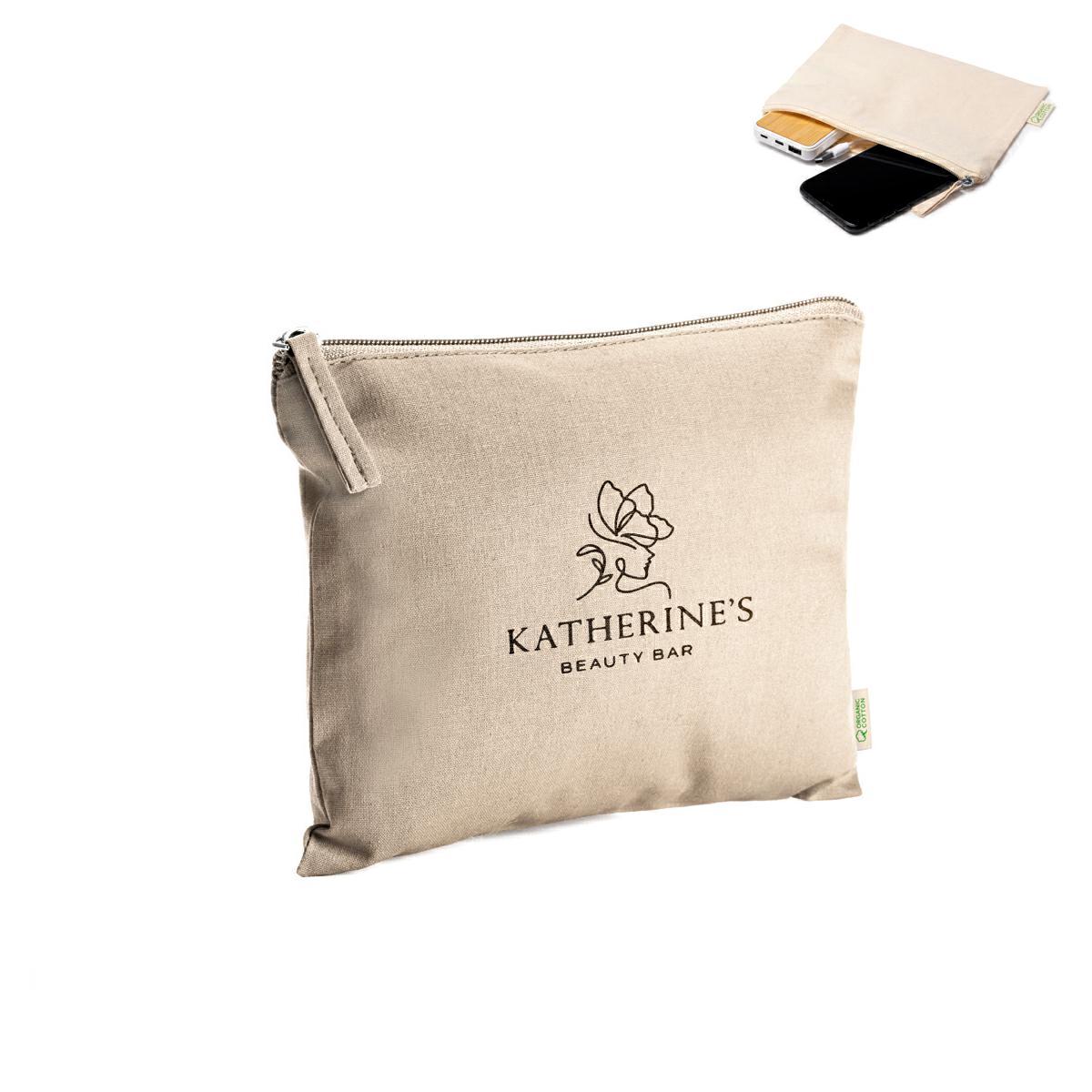 BEAUTY CASE IN COTONE CON MANICO