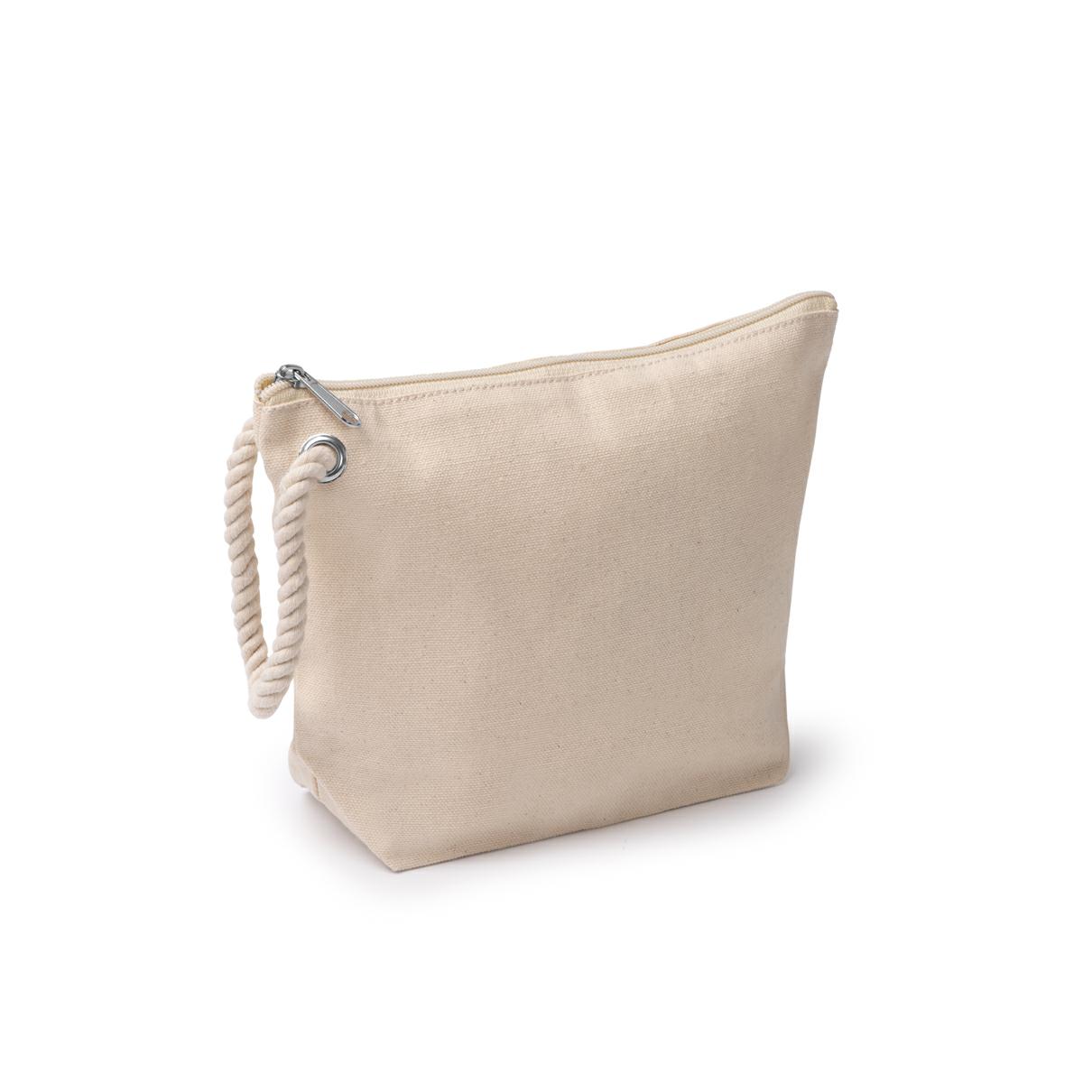 BEAUTY CASE IN COTONE CON MANICO
