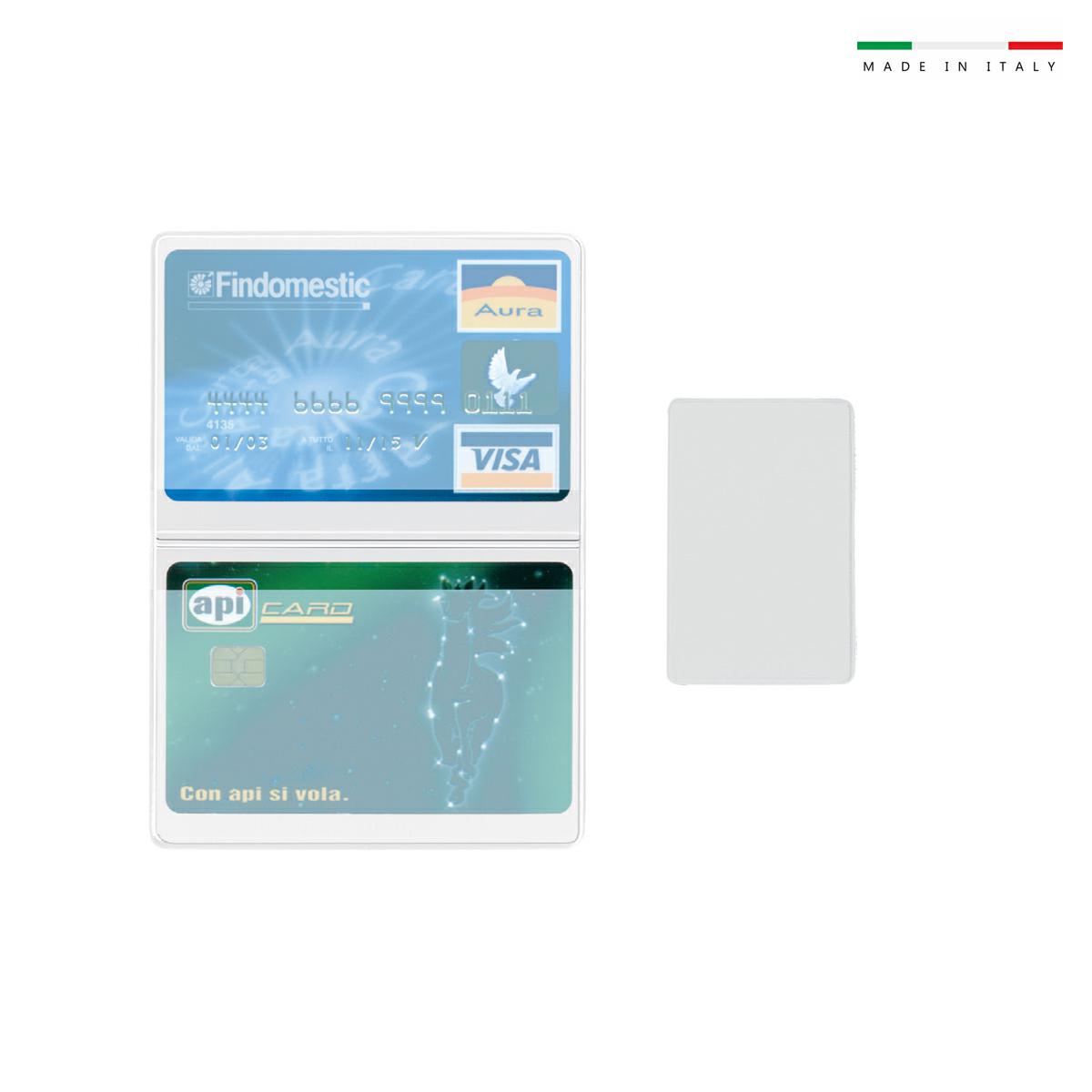Portacard 2 ante inpvc Made in Italy