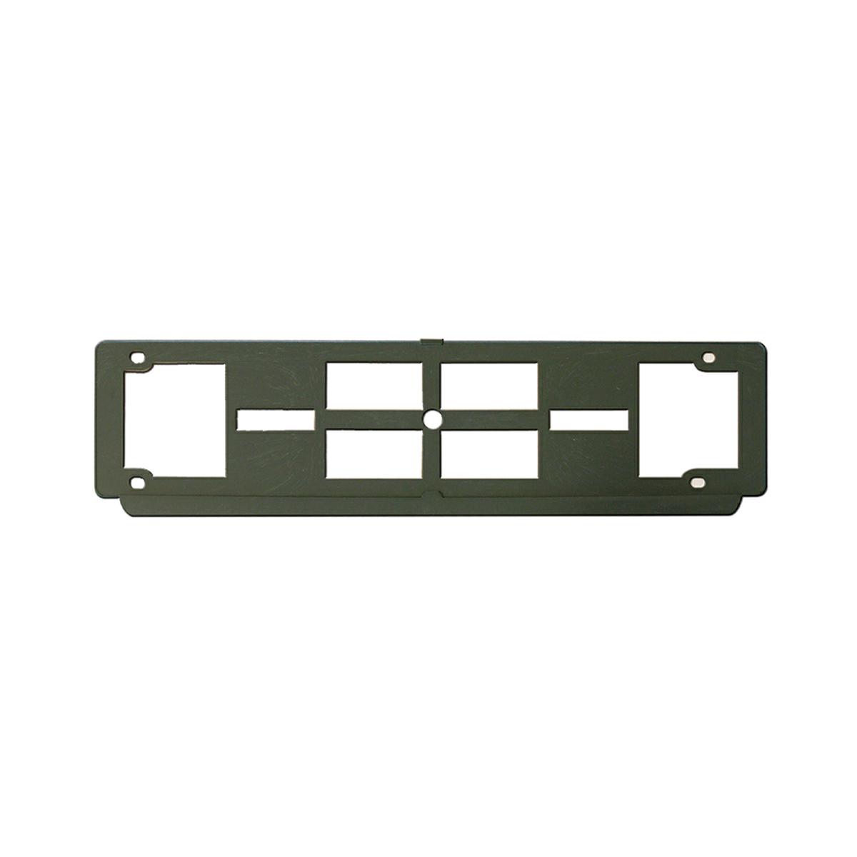 PORTA TARGA AUTO POSTERIORE IN ABS NERO