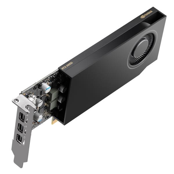 HP VGA QUADRO RTX A1000, 8GB GDDR6, PCIe 4.0×8, Mini Bracket, 4x mDP, STAFFA SFF, LOW PROFILE