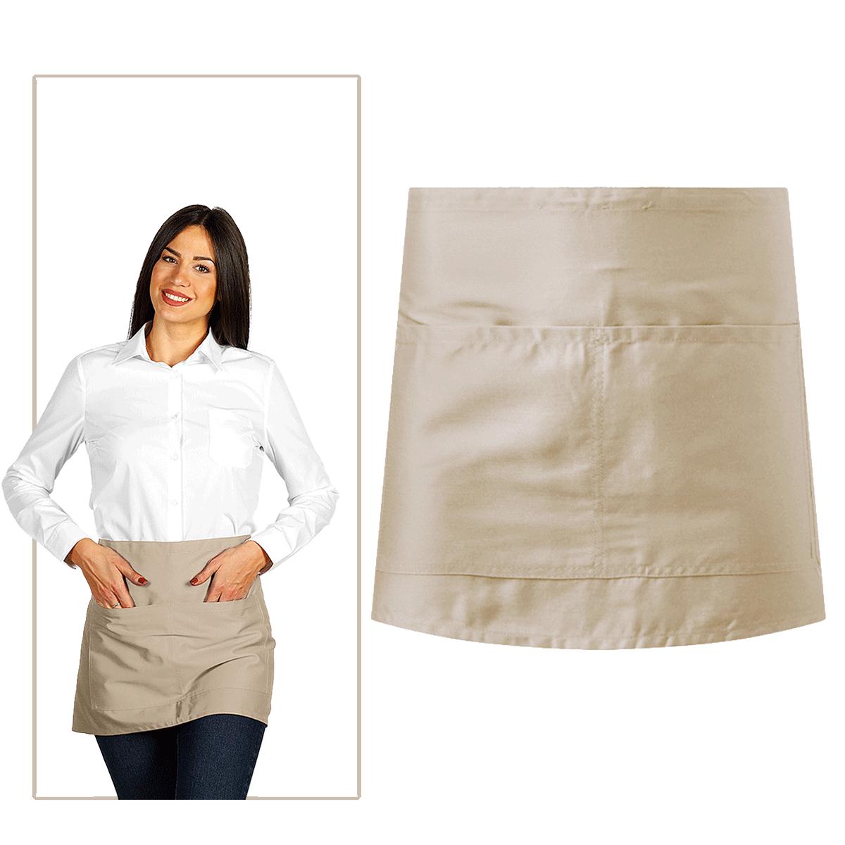 GREMBIULE UNISEX CON DUE TASCHE 85x41cm