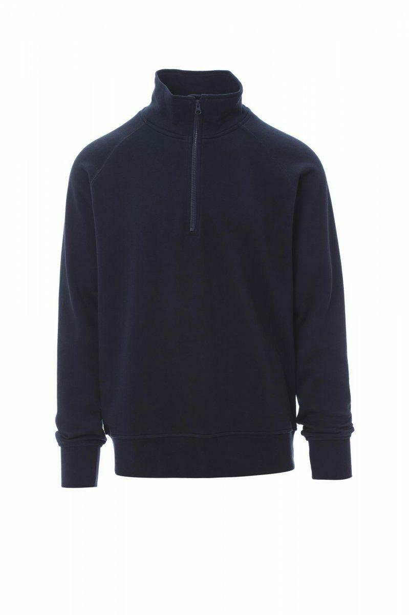 AUSTIN FELPA UOMO MEZZA ZIP GARZATA 330gr PAYPER
