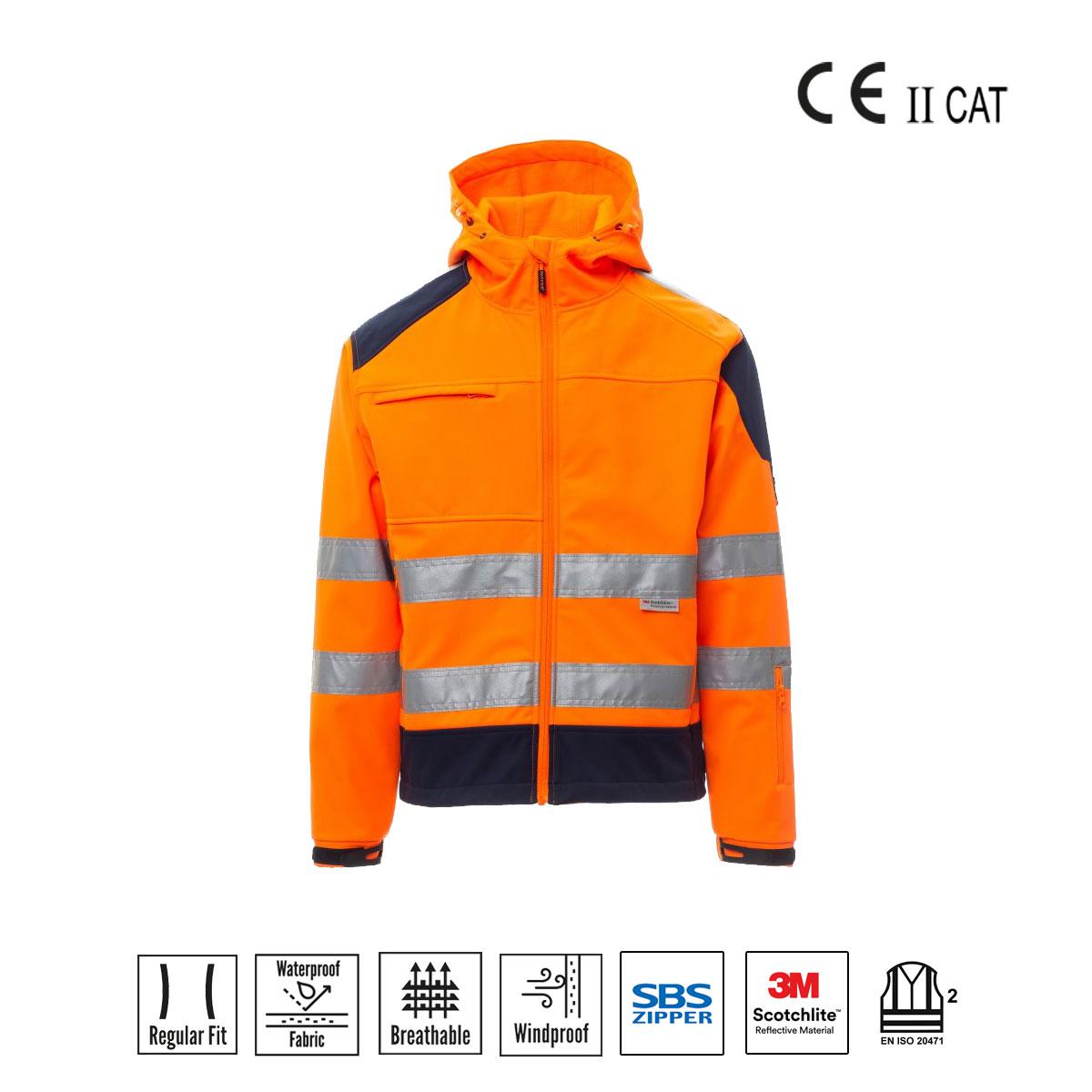 SHINE 2.0 SOFT SHELL ALTA VISIBILITÀ PAYPER