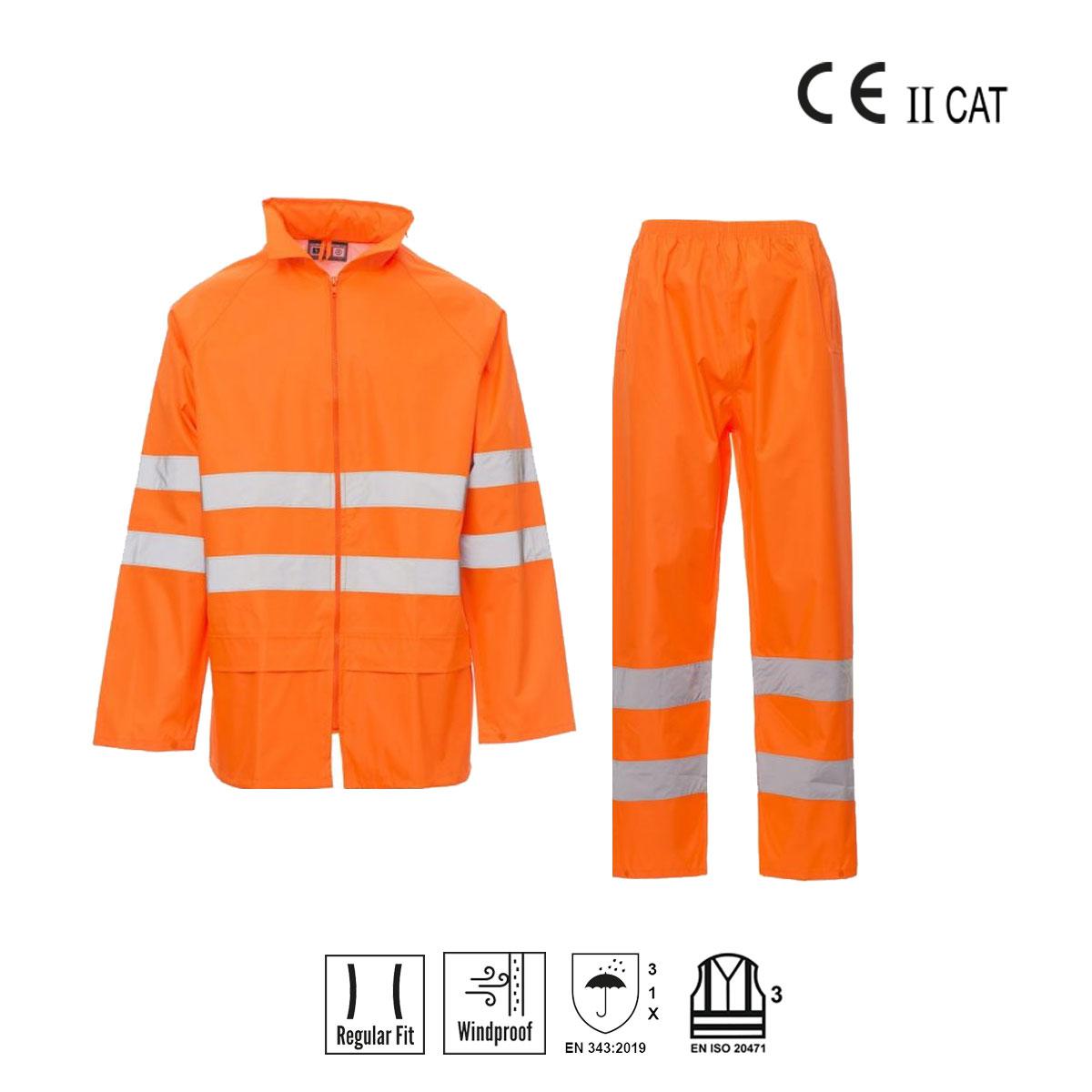 HI-VI RAINSET COMPLETO ANTIPIOGGIA A.V PAYPER