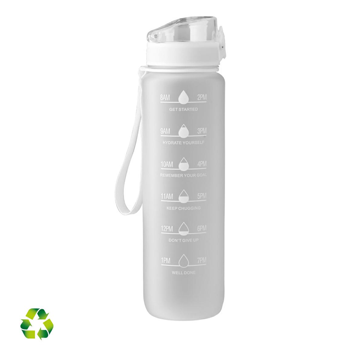 BORRACCIA MOTIVAZIONALE IN RPET CON CINTURINO 1000 ML