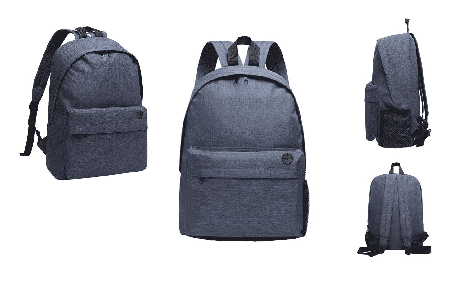 ZAINO CON TASCA FRONTALE E FORO PER AURICOLARI