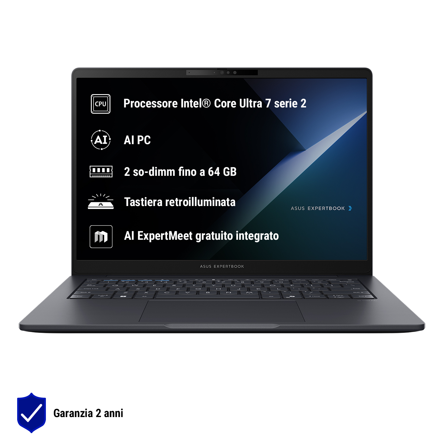 ASUS NB 14 ExpertBook B3 INTEL U7 255H 16GB 512GB SSD WIN 11 PRO
