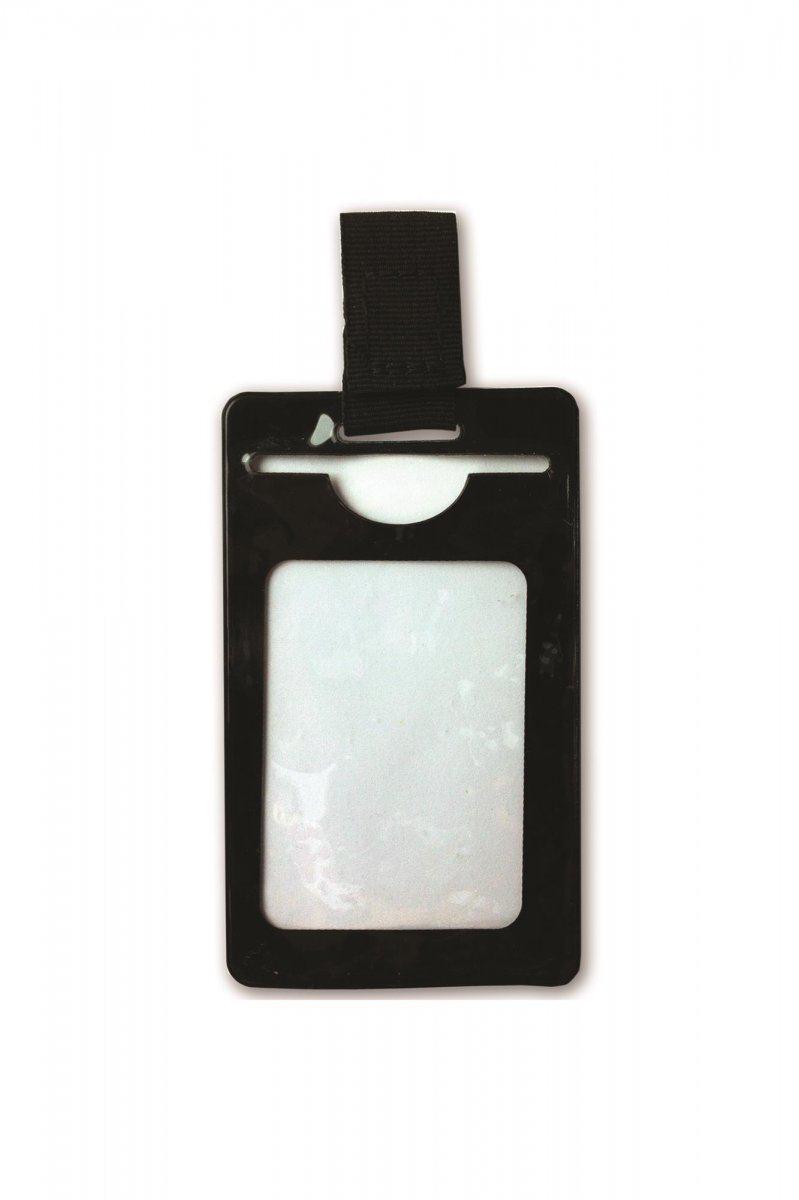 PORTA BADGE CON FETTUCCIA IN CONF. DA 50 PZ.
