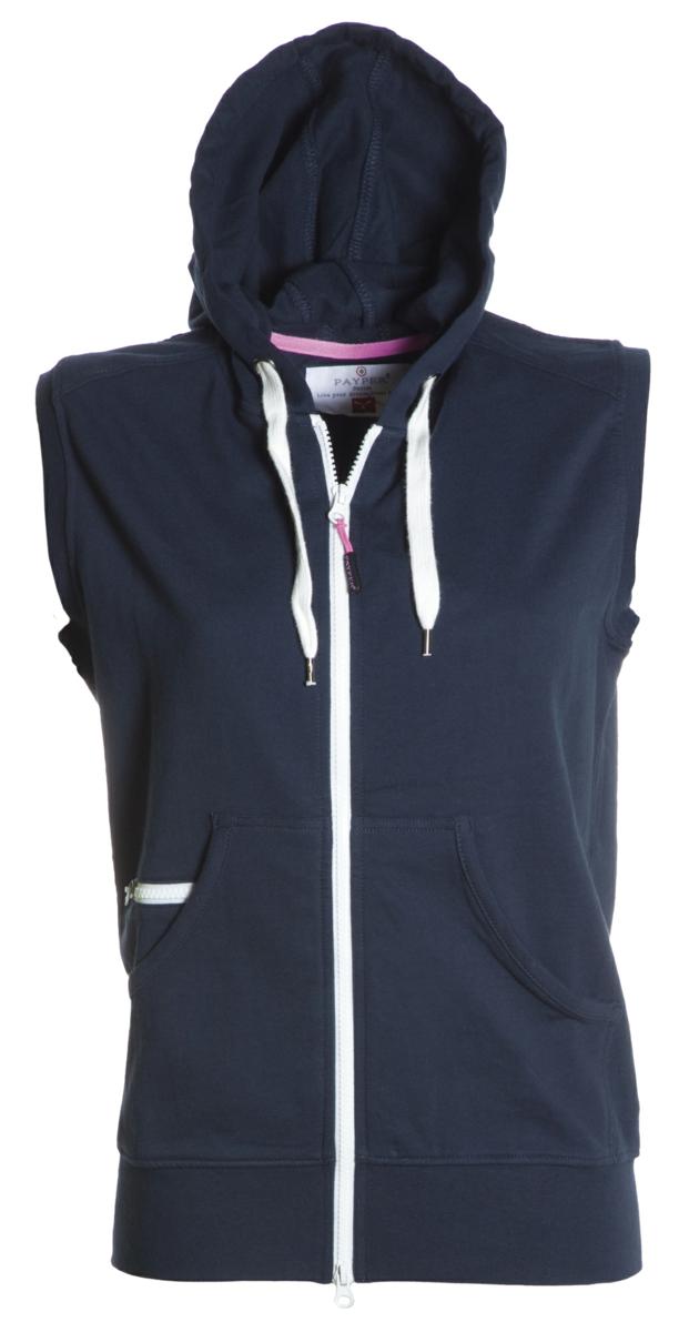 BOXER+ LADY GILET DI FELPA CON CAPPUCCIO PAYPER