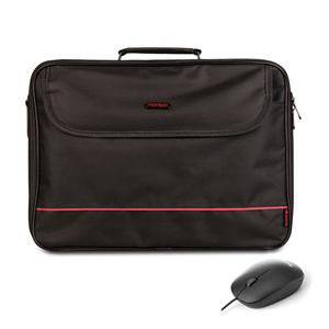 NGS BORSA ORGANIZER NOTEBOOK FINO 16 + MOUSE OTTICO NERO