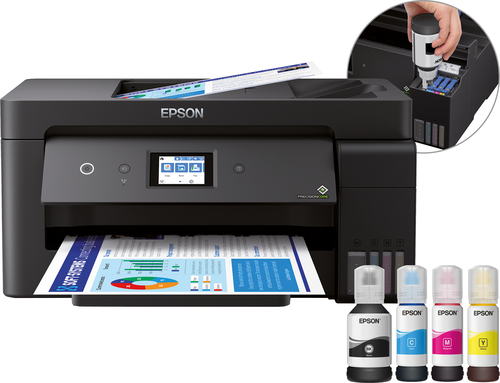 EPSON MULTIFUNZIONE INK A3 COLORE, ECOTANK ET-15000, 24PPM, ADF, FRONTE/RETRO, USB/LAN/WIFI – 4 IN 1