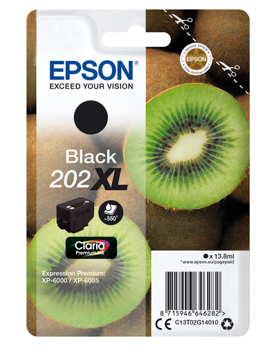 EPSON CART INK NERO 202XL KIWI CONF SINGOLA AD ALTA CAPACITA
