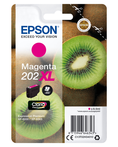 EPSON CART INK MAGENTA 202XL KIWI CONF SINGOLA AD ALTA CAPACITA