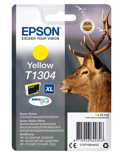 EPSON CART INK GIALLO PER B42WD/WF PRO 7015, SERIE XL CERVO