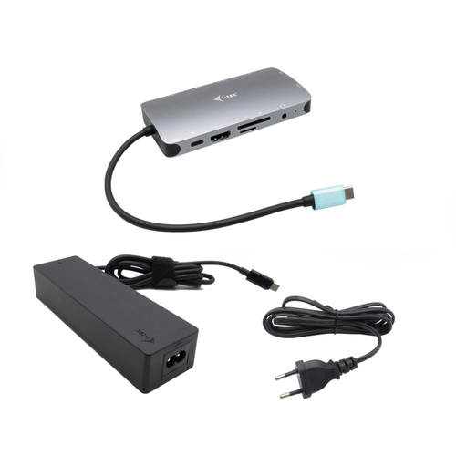 I-TEC DOCKING STATION USB-C – HDMI, VGA, LAN, PD100W e ALIMENTATORE