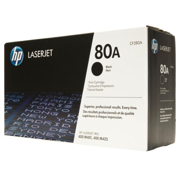 HP TONER NERO PER M401/M425 2700PAG, 80A