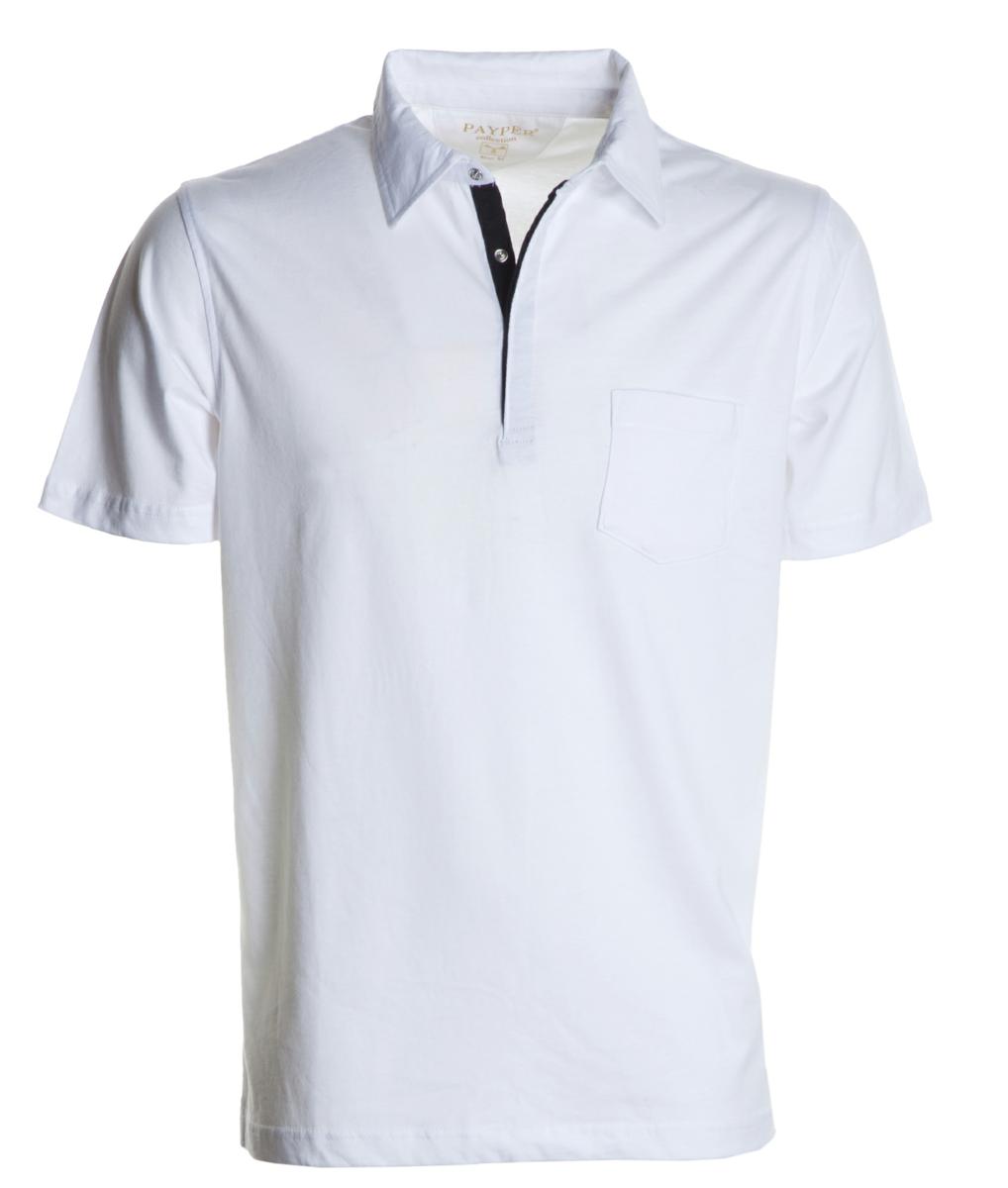 CHIC POLO JERSEY COLLO CAMICIA C/BOTTONI PAYPER