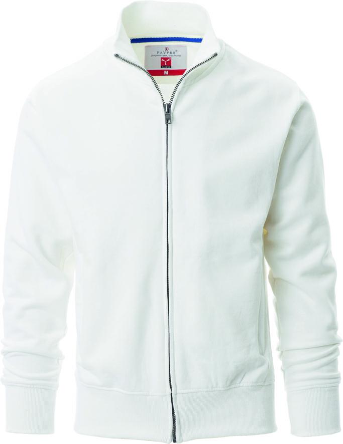 CLASS+ FELPA FULL ZIP CON RIB AI FIANCHI PAYPER