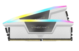 CORSAIR RAM VENGEANCE RGB DDR5 32GB (2 x 16GB) DDR5 6000 CL38-48-48-96 1.35V Intel XMP  AMD EXPO –