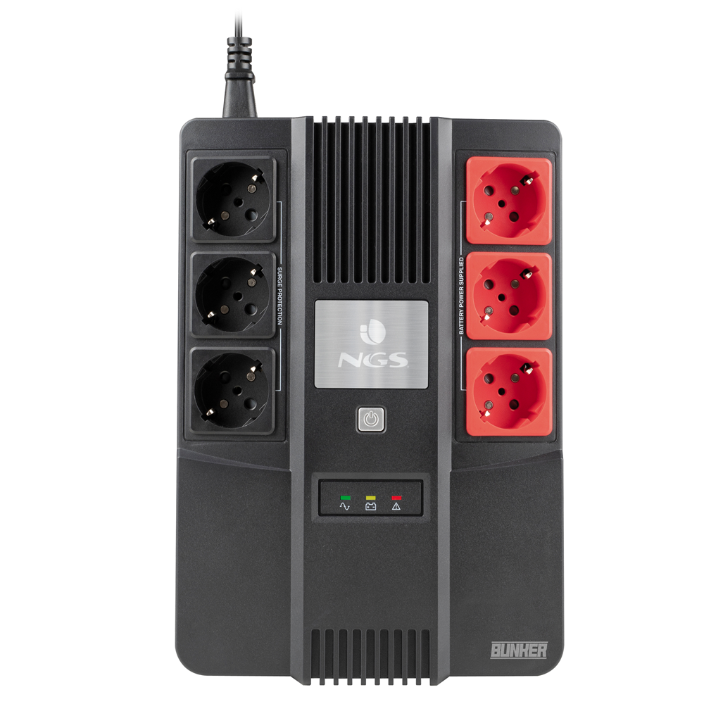 NGS UPS FORTRESS BUNKER OFF LINE 360W AVR 3 PROTECTED OUTPUT