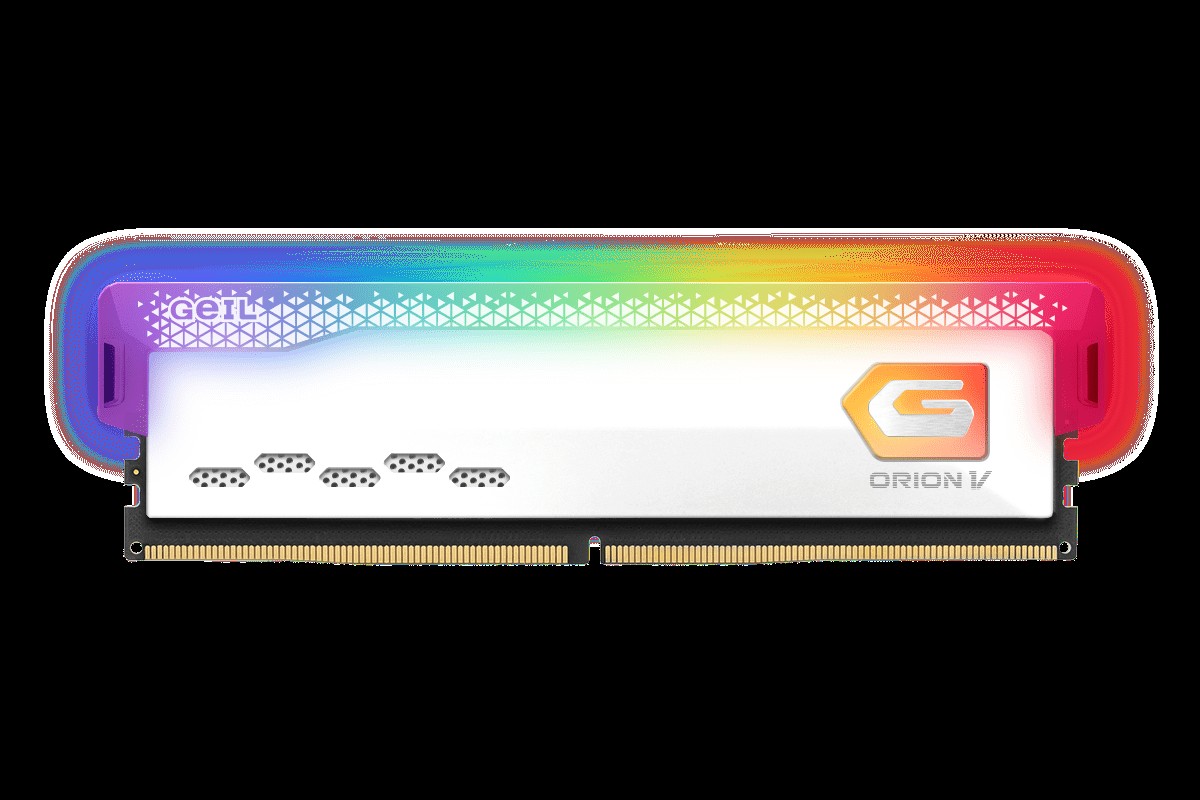 GEIL RAM 16GB DDR5 DIMM PC5-41600 5200MHZ DDR5 ORION V RGB – WHITE VERSION