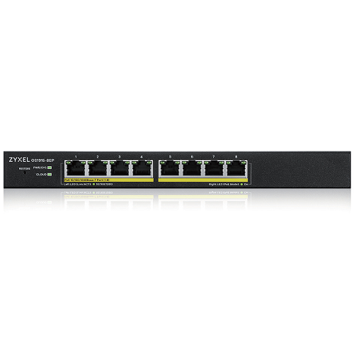ZYXEL SWITCH MANAGED NEBULAFLEX 8 PORTE GIGABIT POE,  IPV6, VLAN, SENZA VENTOLE, DESKTOP