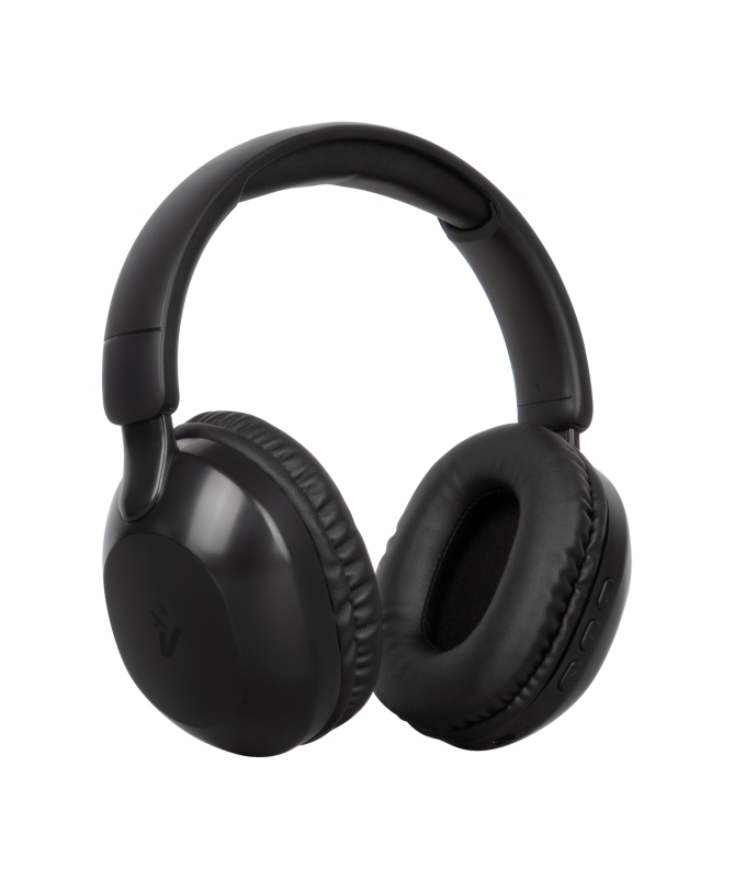 VULTECH CUFFIE BLUETOOTH 5.3 OCTOPUS, NERE CON MICROFONO E CONTROLLO TRACCIA, TYPE C, BATTERIA 300MA