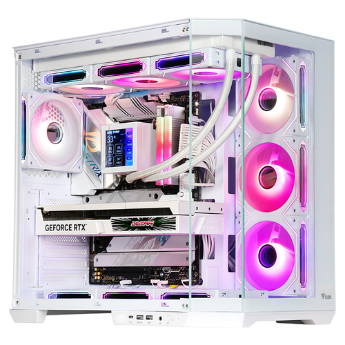 ITEK CASE DARK CAVE AKU – GAMING  TOWER, ATX, 4X12CM ARGB FAN, USB3, TYPE-C, TEMP GLASS SIDE   FRON