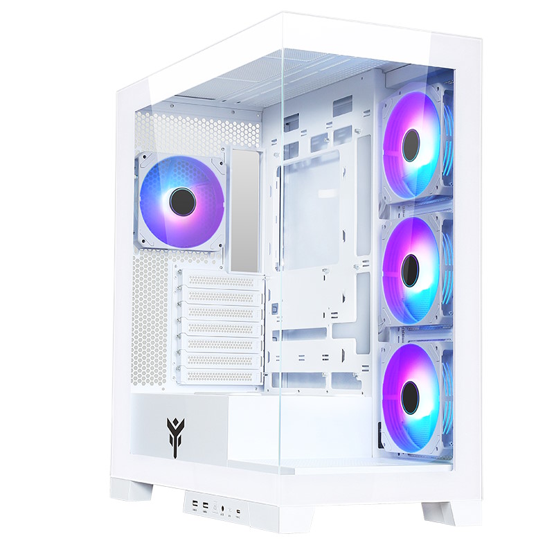 ITEK CASE SHOWBUI 45W – GAMING  TOWER, ATX, 4X12CM ARGB FAN,  2XUSB3, TYPE-C, SIDE  FRONT  PANEL TE