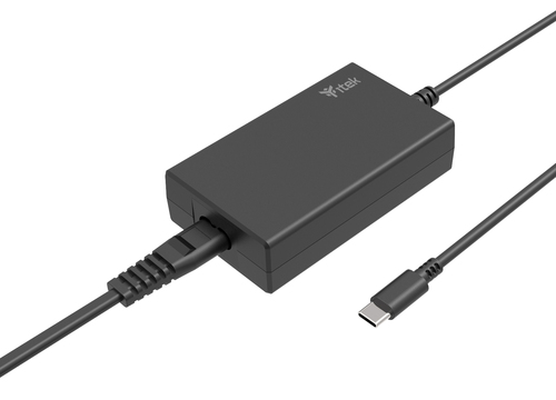 ITEK ALIMENTATORE UNIVERSALE PER NOTEBOOK E DISPOSITIVI USB-C, PD – 65W, TECNOLOGIA  GaN, SUPERSLIM,