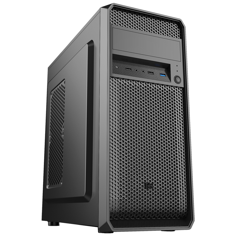 ITEK CASE PRIME DARK – MIDDLE TOWER, ATX, 500W, USB3.0, 12CM FAN