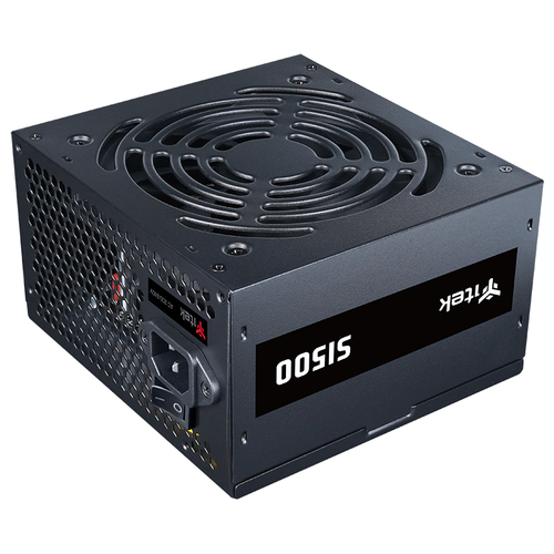 ITEK ALIMENTATORE SI500 – 500W,  EFFICIENZA 80+, PFC ATTIVO, 12CM SILENT FAN