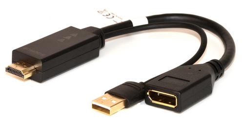 LINK ADATTATORE ATTIVO HDMI MAS – DISPLAYPORT 1.2 FEM E CONNETTORE USB 4K PER PC/NB HDMI A VIDEO DIS