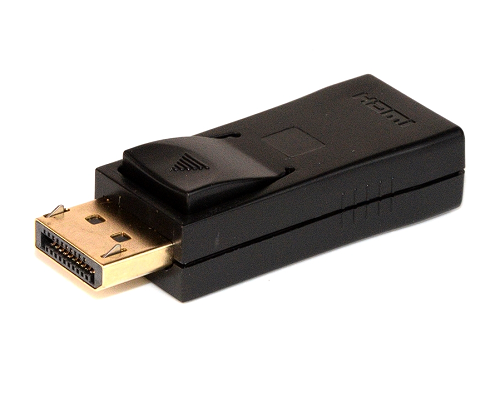 LINK ADATTATORE DISPLAYPORT 1.2 MASCHIO – HDMI 1.4 FEMMINA CONTATTI DORATI 4K@30HZ