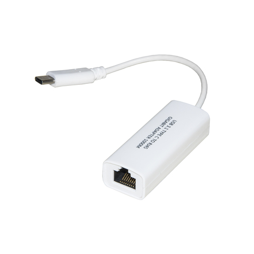 LINK ADATTATORE USB-C MASCHIO – CONNETTORE RJ45 FEMMINA PER RETI GIGABIT 10/100/1000