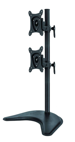 LINK BRACCIO DA TAVOLO CON BASE PER DUE VIDEO FINO A 15KG DA
