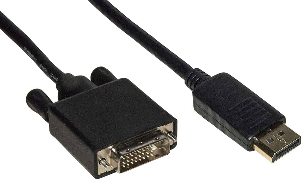 LINK CAVO DISPLAYPORT MASCHIO – DVI MASCHIO CONTATTI DORATI MT. 3