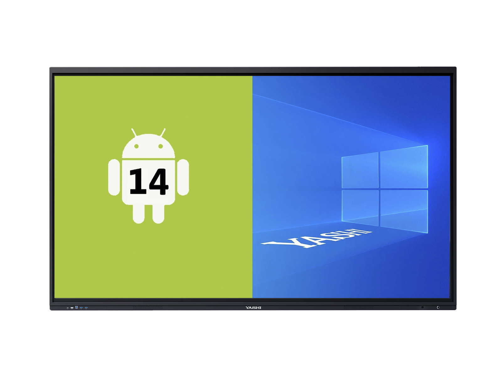 YASHI DISPLAY SUPERTOUCH AI INTERATTIVO 65 16:9 4K UHD 40 TOCCHI, 8GB RAM 128 GB STORAGE, ANDROID 14