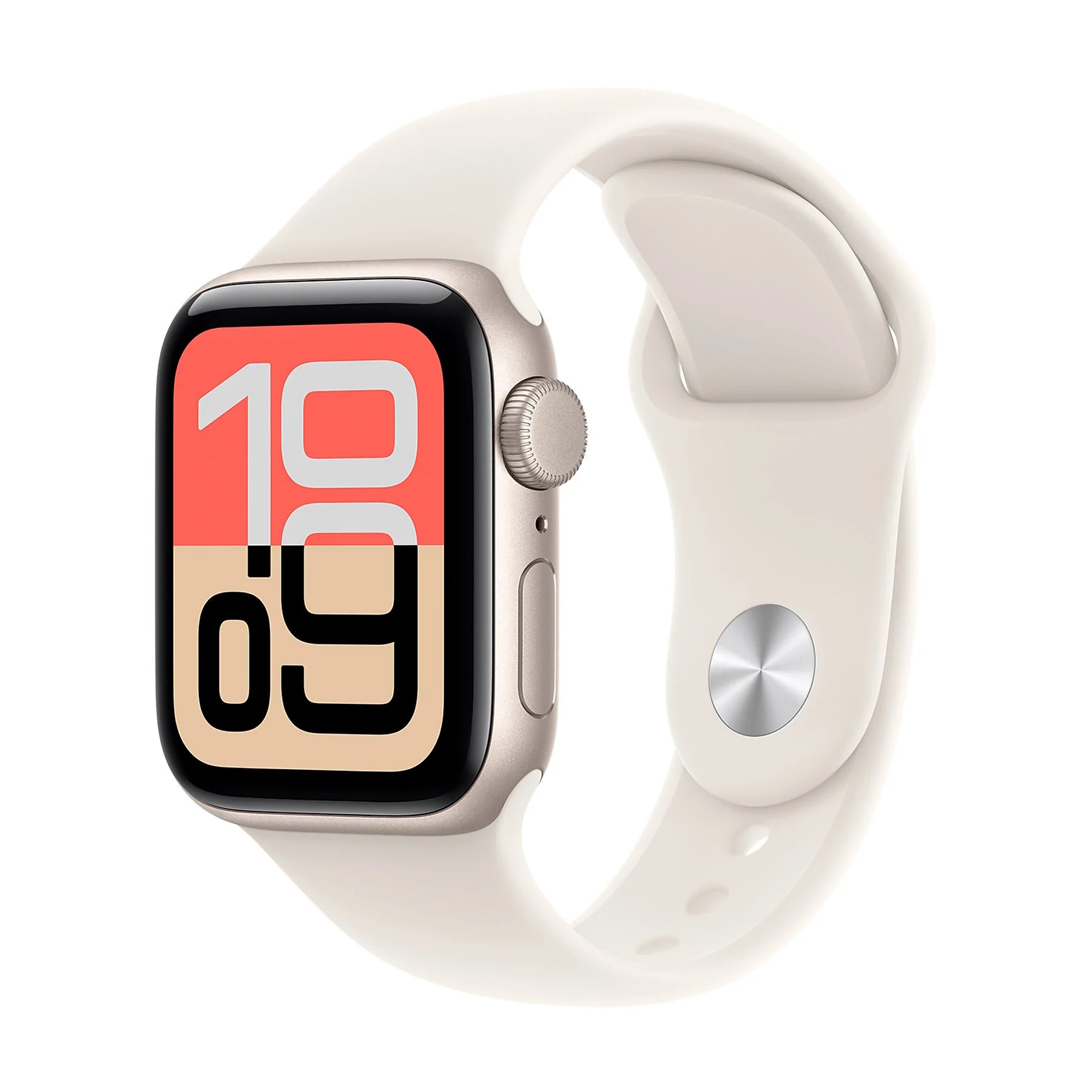 APPLE WATCH SE 3GPS 40MMSTARLIGHT ALUMINIUM CASE WITH STARLIGHT SPORT BAND – S/M