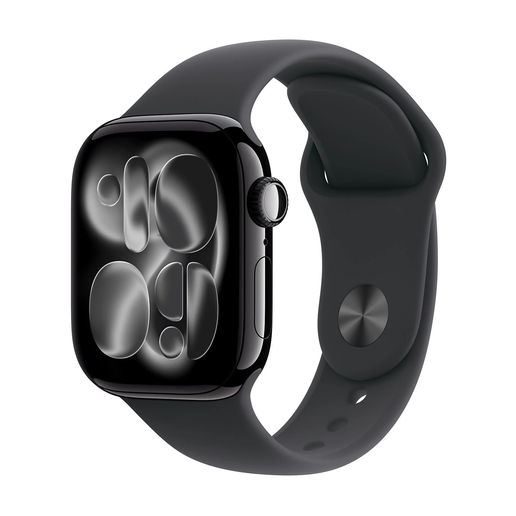 APPLE WATCH SERIES 11GPS42MMJET BLACK ALUMINIUM CASE WITH BLACK SPORT BAND, S/M