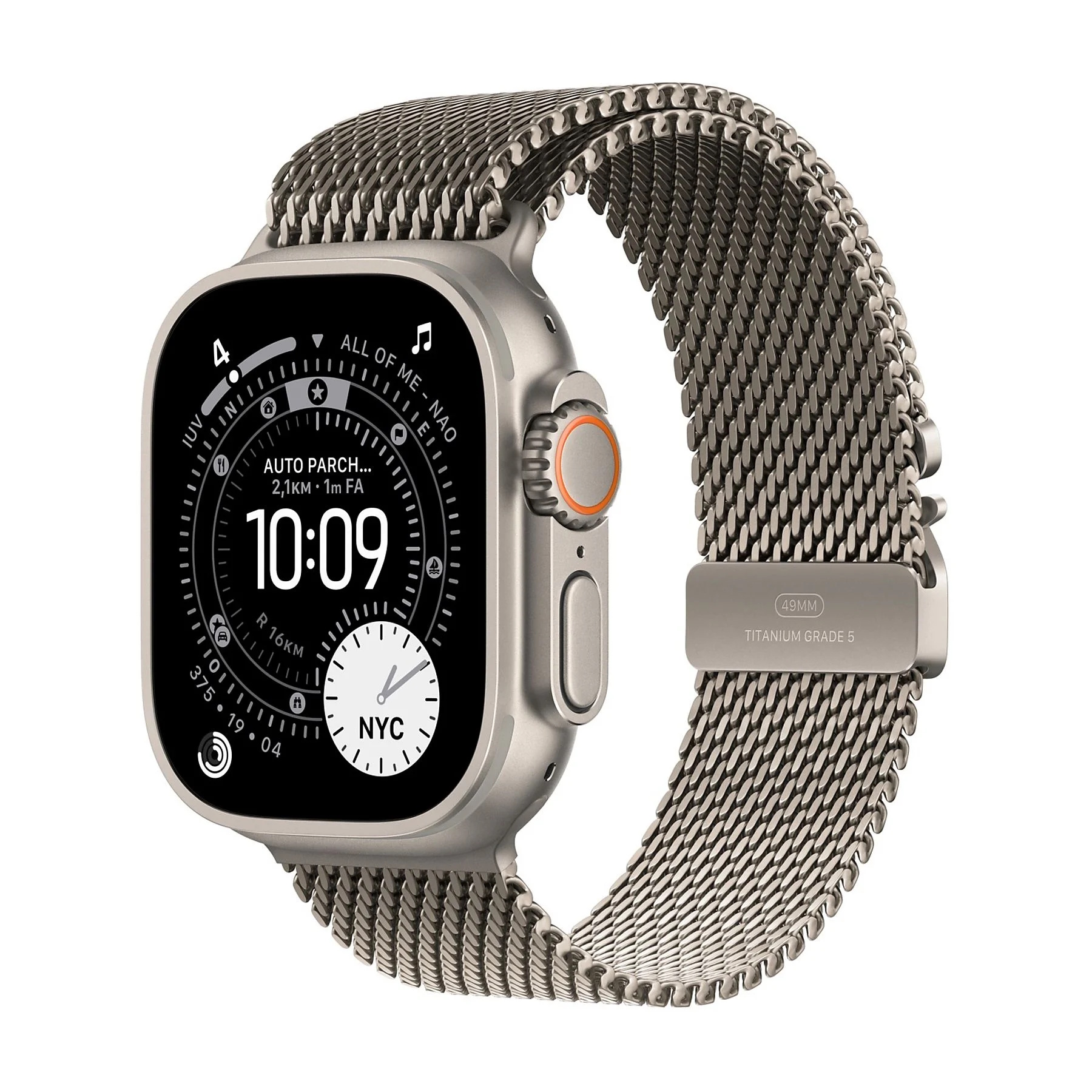 APPLE WATCH ULTRA 3GPS E CELLULAR49MMNATURAL TITANIUM CASE WITH NATURAL TITANIUM MILANESE LOOP