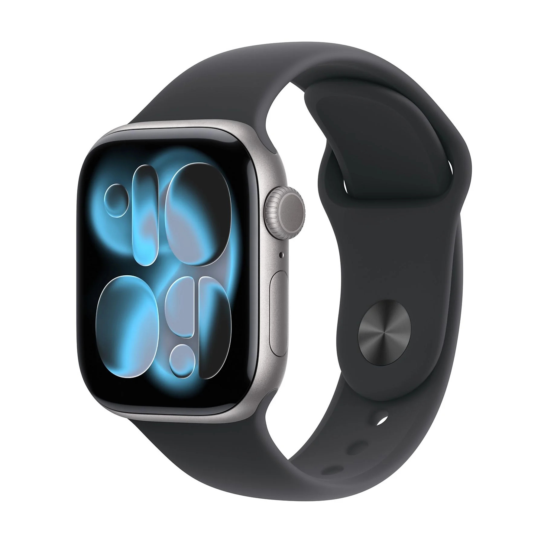 APPLE WATCH SERIES 11GPS  E CELLULAR 42MM SPACE GREY ALUMINIUM CASE WITH BLACK SPORT BAND, S/M