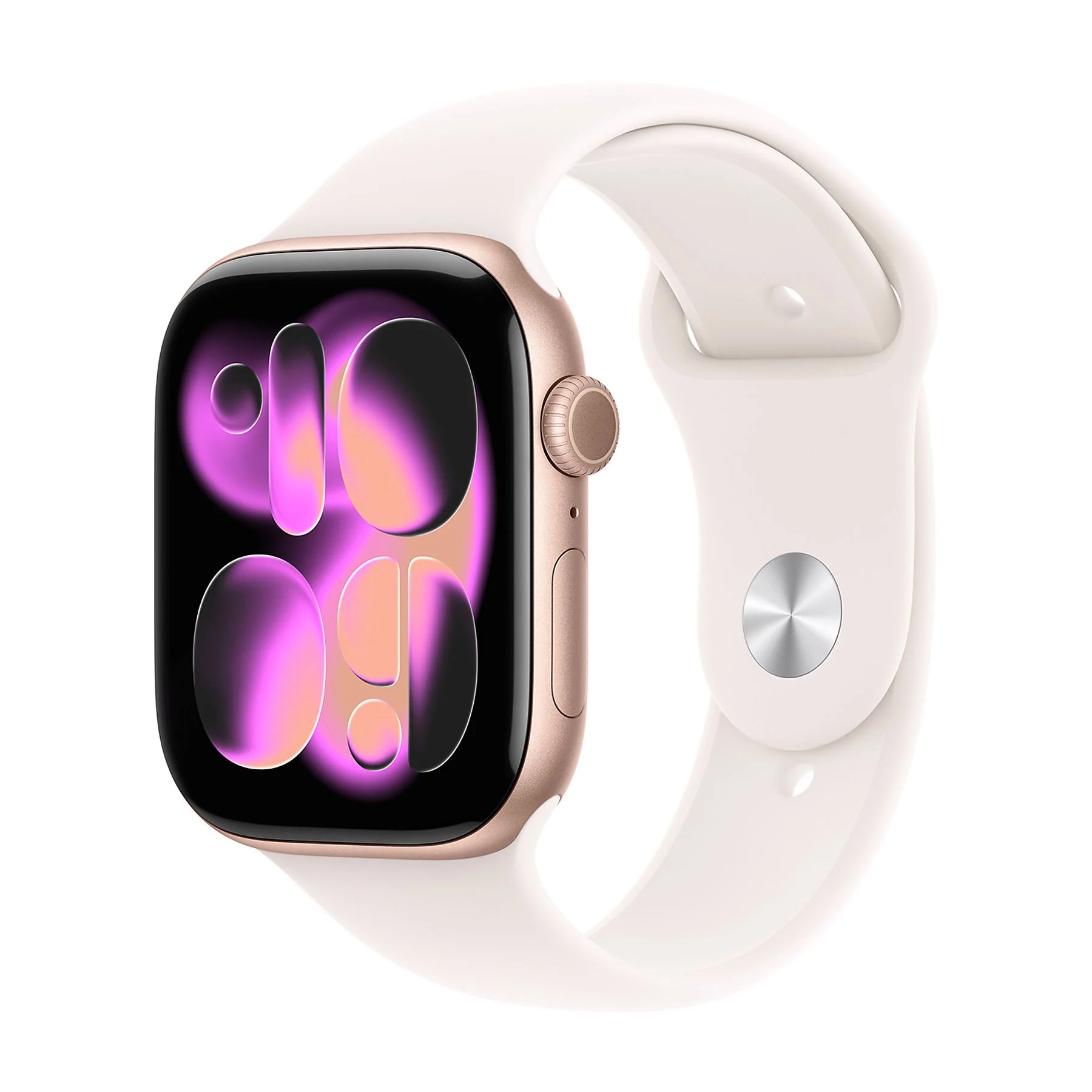 APPLE WATCH SERIES 11GPS E CELLULAR 46MM ROSE GOLD ALUMINIUM CASE WITH LIGHT BLUSH SPORT BAND, M/L