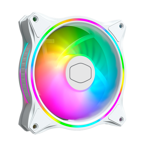 COOLER MASTER DISSIPATORE MASTERFAN MF120 HALO 3IN1 WHITE EDITION 120X120X25 VENTOLA CABINET – COOLE